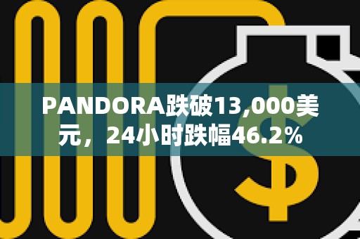 PANDORA跌破13,000美元，24小時跌幅46.2%