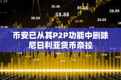 幣安已從其P2P功能中刪除尼日利亞貨幣奈拉
