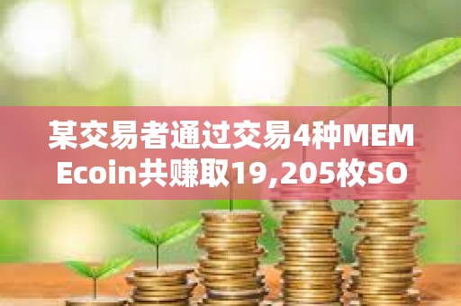 某交易者通過交易4種MEMEcoin共賺取19,205枚SOL