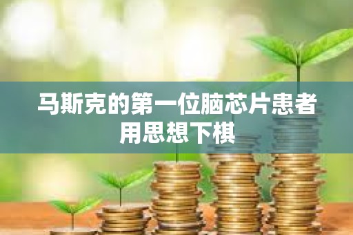 馬斯克的第一位腦芯片患者用思想下棋