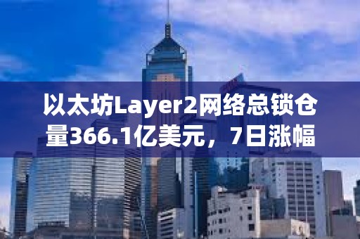 以太坊Layer2網絡總鎖倉量366.1億美元，7日漲幅4.16%