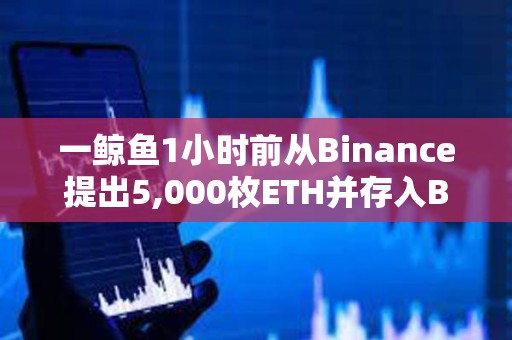 一鯨魚1小時前從Binance提出5,000枚ETH并存入Blast