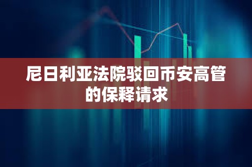 尼日利亞法院駁回幣安高管的保釋請求