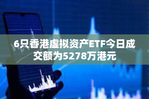 6只香港虛擬資產ETF今日成交額為5278萬港元