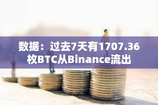 數據：過去7天有1707.36枚BTC從Binance流出