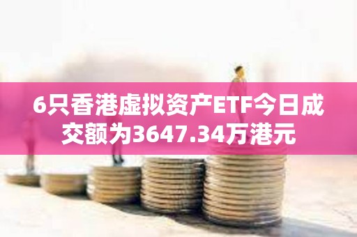 6只香港虛擬資產(chǎn)ETF今日成交額為3647.34萬港元