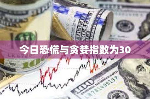 今日恐慌與貪婪指數為30