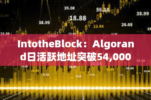 IntotheBlock：Algorand日活躍地址突破54,000