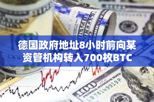 德國政府地址8小時前向某資管機(jī)構(gòu)轉(zhuǎn)入700枚BTC