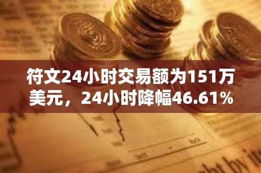 符文24小時交易額為151萬美元，24小時降幅46.61%