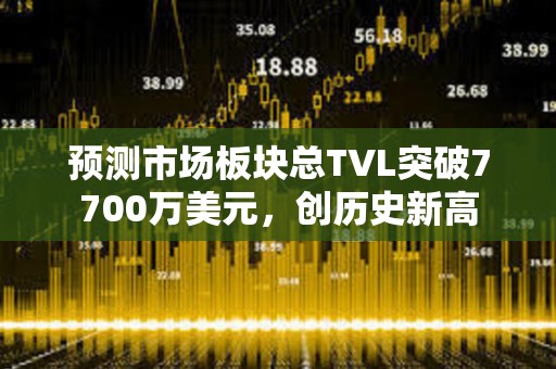 預測市場板塊總TVL突破7700萬美元，創歷史新高