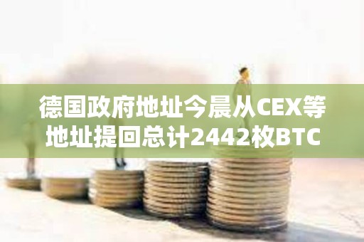德國政府地址今晨從CEX等地址提回總計2442枚BTC