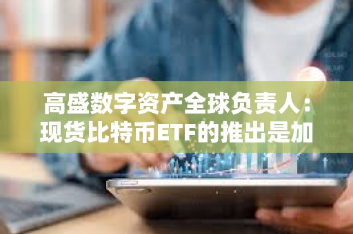 高盛數字資產全球負責人：現貨比特幣ETF的推出是加密領域的新動力