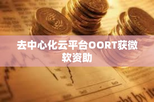 去中心化云平臺OORT獲微軟資助