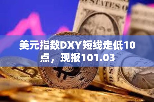 美元指數(shù)DXY短線走低10點(diǎn)，現(xiàn)報(bào)101.03