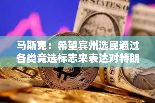 馬斯克：希望賓州選民通過各類競選標志來表達對特朗普的支持
