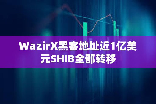 WazirX黑客地址近1億美元SHIB全部轉移