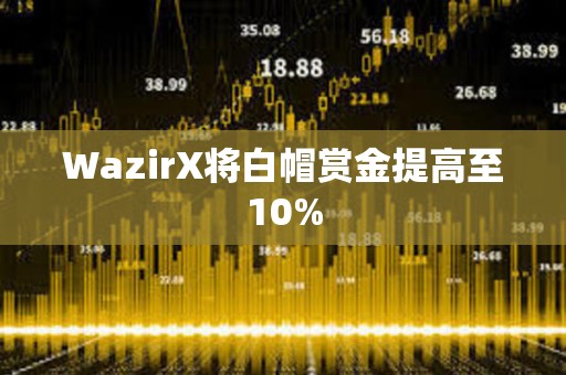 WazirX將白帽賞金提高至10%