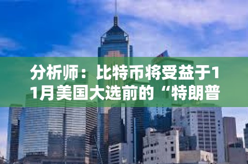 分析師：比特幣將受益于11月美國大選前的“特朗普交易”