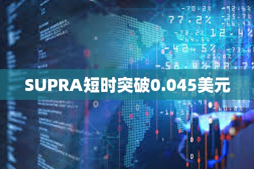 SUPRA短時突破0.045美元