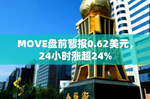 MOVE盤前暫報0.62美元，24小時漲超24%