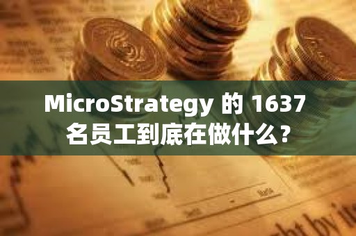 MicroStrategy 的 1637 名員工到底在做什么？