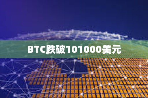 BTC跌破101000美元