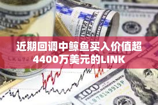 近期回調中鯨魚買入價值超4400萬美元的LINK