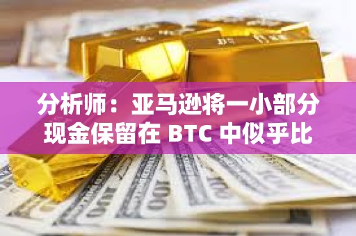 分析師：亞馬遜將一小部分現(xiàn)金保留在 BTC 中似乎比較合理