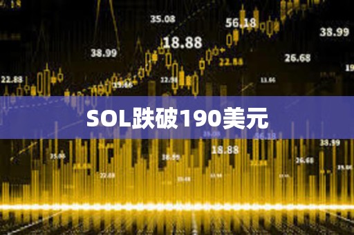 SOL跌破190美元