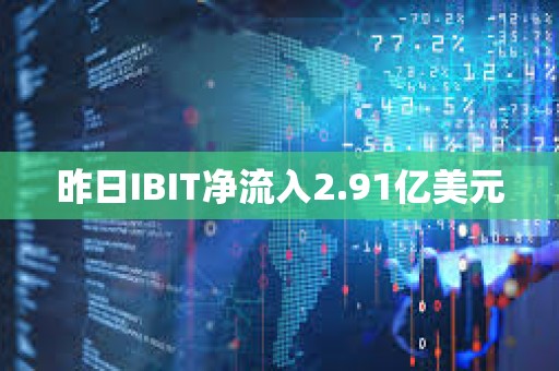 昨日IBIT凈流入2.91億美元