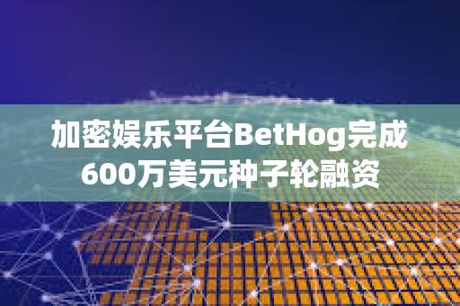 加密娛樂平臺BetHog完成600萬美元種子輪融資