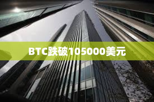 BTC跌破105000美元
