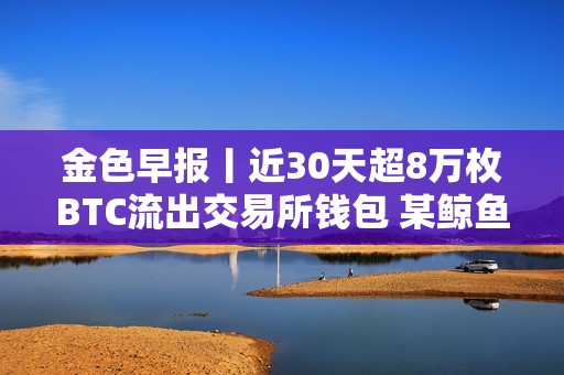 金色早報丨近30天超8萬枚BTC流出交易所錢包 某鯨魚向Kraken轉移3370枚ETH