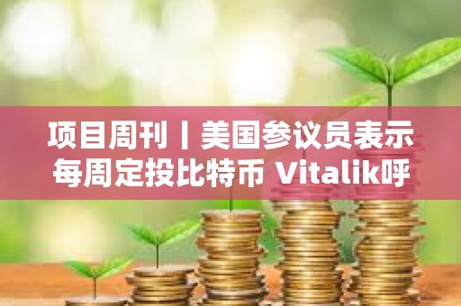 項目周刊丨美國參議員表示每周定投比特幣 Vitalik呼吁優先優化“Blob擴容”