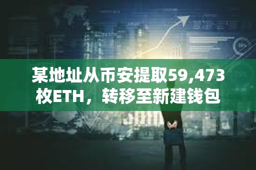 某地址從幣安提取59,473枚ETH，轉移至新建錢包