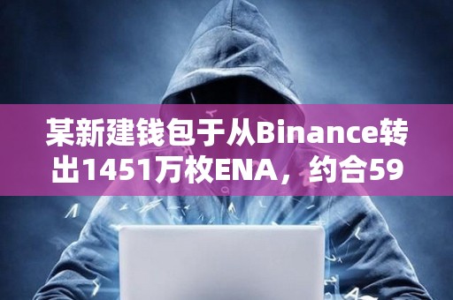某新建錢包于從Binance轉(zhuǎn)出1451萬枚ENA，約合595萬美元