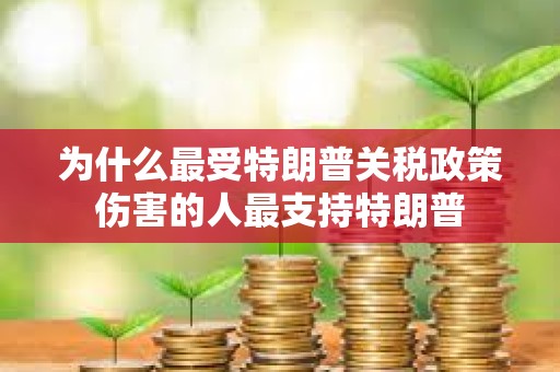 為什么最受特朗普關稅政策傷害的人最支持特朗普