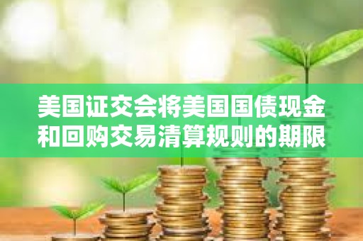 美國證交會將美國國債現(xiàn)金和回購交易清算規(guī)則的期限延長一年