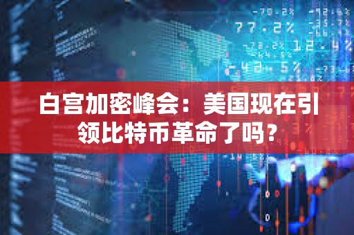 白宮加密峰會：美國現在引領比特幣革命了嗎？