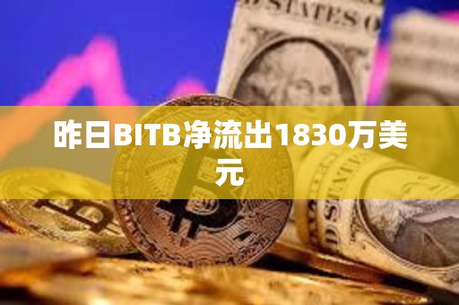 昨日BITB凈流出1830萬美元