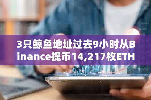 3只鯨魚地址過去9小時從Binance提幣14,217枚ETH，或正通過Aave做多ETH