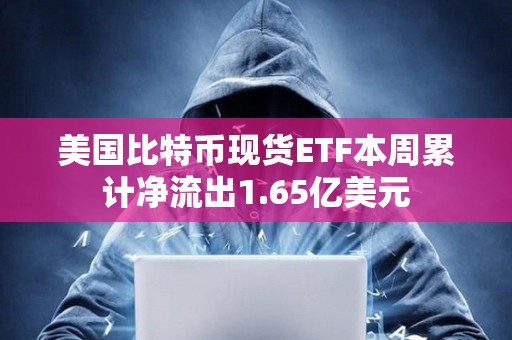美國比特幣現貨ETF本周累計凈流出1.65億美元