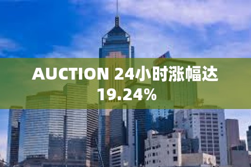AUCTION 24小時(shí)漲幅達(dá)19.24%
