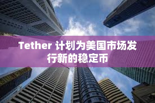 Tether 計劃為美國市場發行新的穩定幣