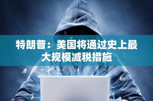 特朗普：美國將通過史上最大規模減稅措施
