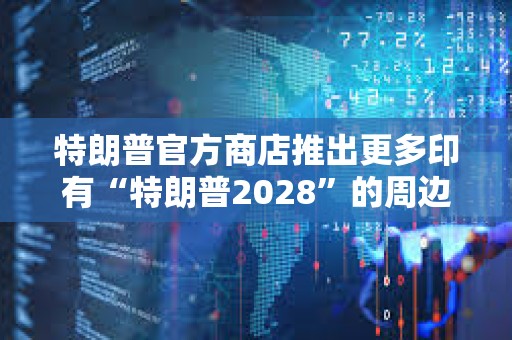 特朗普官方商店推出更多印有“特朗普2028”的周邊