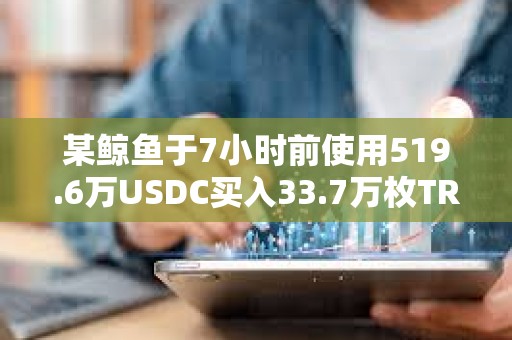 某鯨魚(yú)于7小時(shí)前使用519.6萬(wàn)USDC買(mǎi)入33.7萬(wàn)枚TRUMP 某鯨魚(yú)于7小時(shí)前使用519.6萬(wàn)USDC買(mǎi)入33.7萬(wàn)枚TRUMP