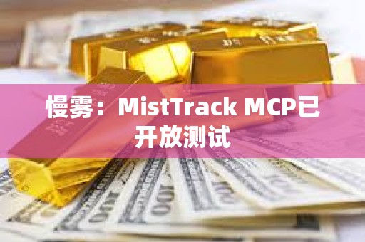 慢霧：MistTrack MCP已開放測試