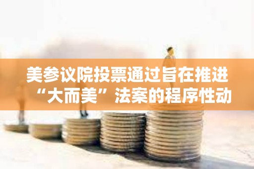 美參議院投票通過旨在推進“大而美”法案的程序性動議